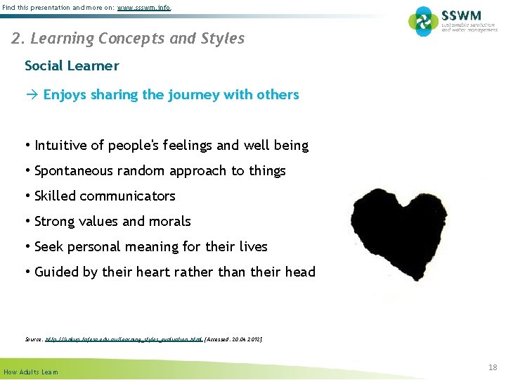 Find this presentation and more on: www. ssswm. info. 2. Learning Concepts and Styles