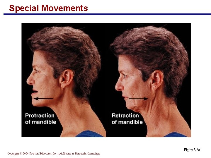 Special Movements Figure 8. 6 c Copyright © 2004 Pearson Education, Inc. , publishing