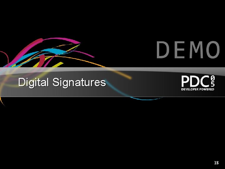 Digital Signatures 18 