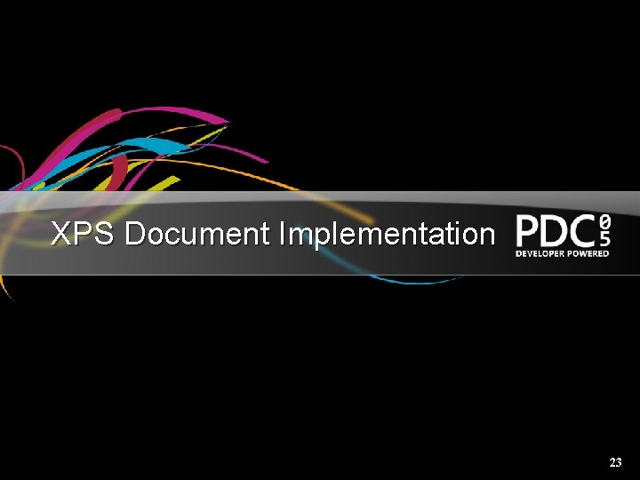 XPS Document Implementation 23 