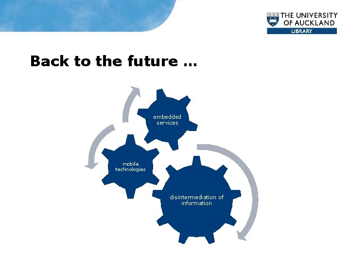 Back to the future … embedded services mobile technologies disintermediation of information 