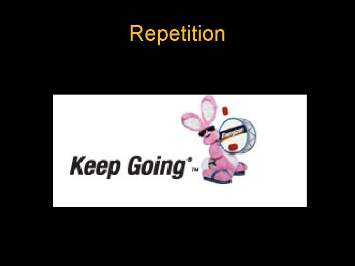 Repetition 