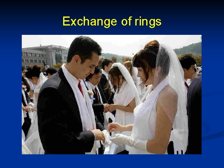 Exchange of rings 