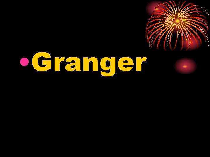  • Granger 