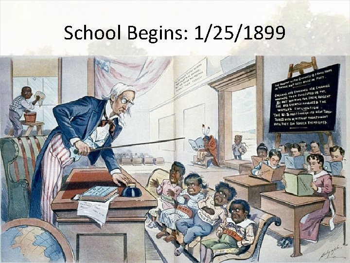 School Begins: 1/25/1899 
