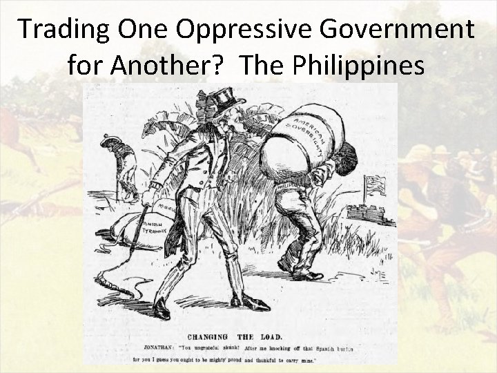 Trading One Oppressive Government for Another? The Philippines 