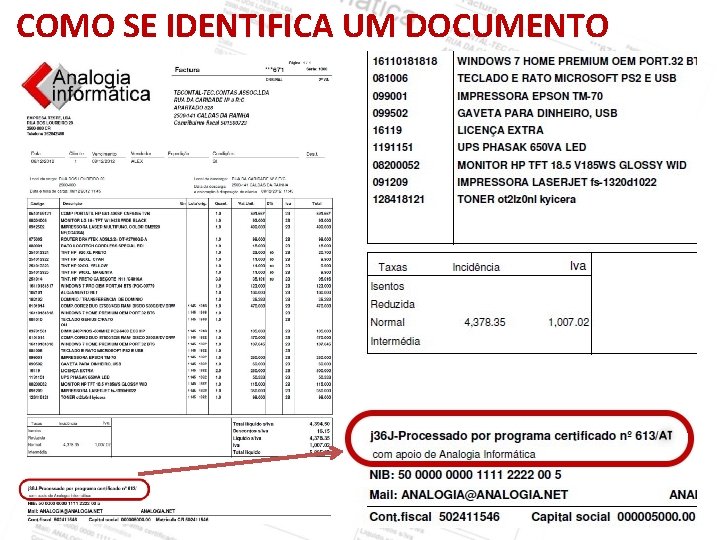 COMO SE IDENTIFICA UM DOCUMENTO CERTIFICADO? 