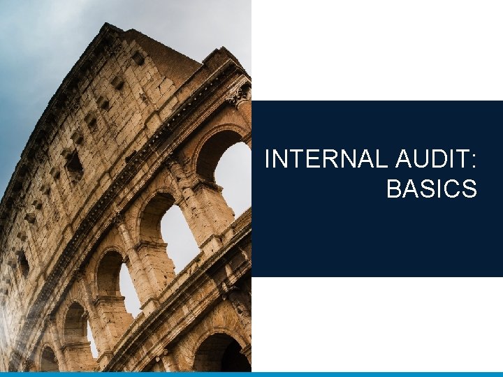 INTERNAL AUDIT: BASICS 