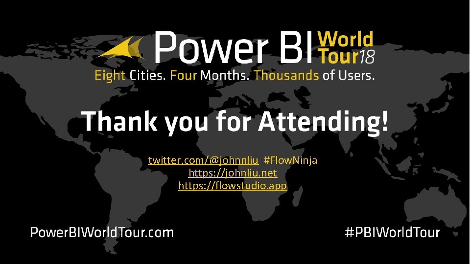 Sponsors twitter. com/@johnnliu #Flow. Ninja https: //johnliu. net https: //flowstudio. app Sponsors twitter. com/@johnnliu #Flow. Ninja https: //johnliu. net https: //flowstudio. app