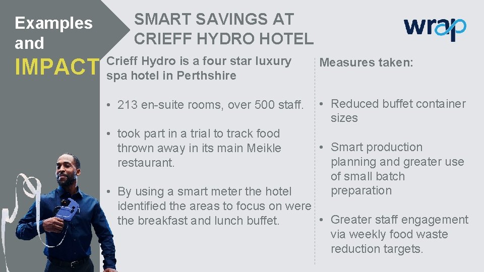 Examples and IMPACT SMART SAVINGS AT CRIEFF HYDRO HOTEL Crieff Hydro is a four