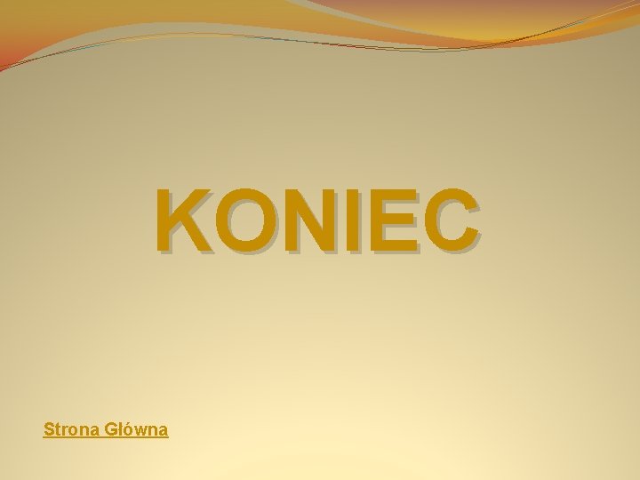 KONIEC Strona Główna 