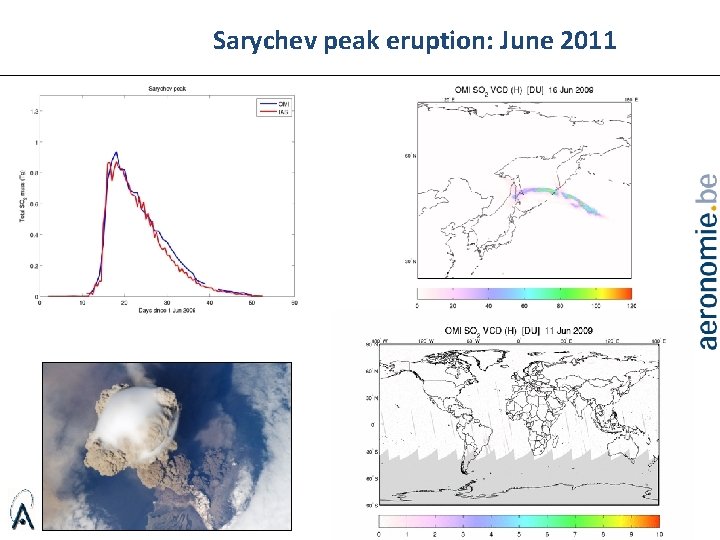 Sarychev peak eruption: June 2011 