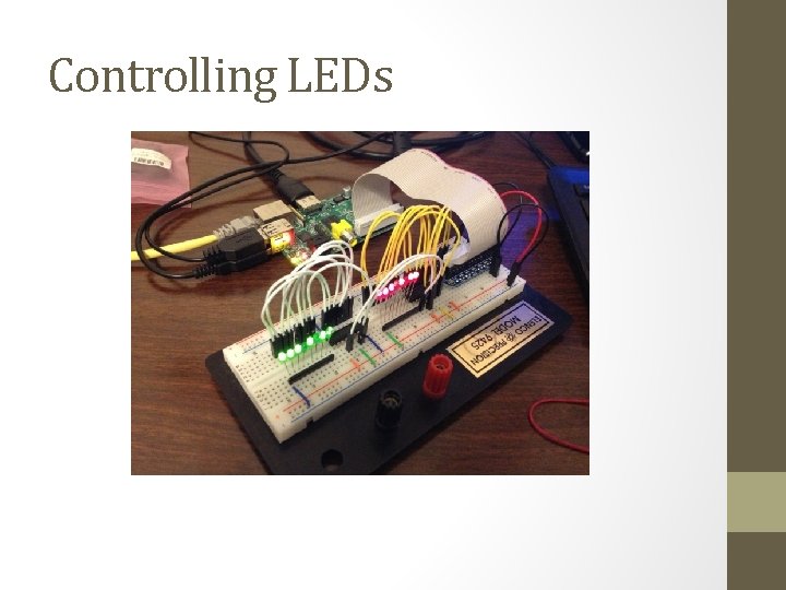 Controlling LEDs 