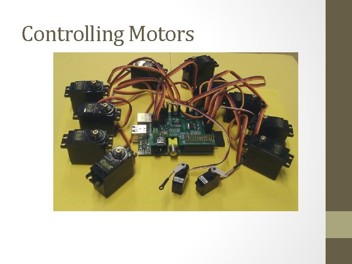 Controlling Motors 