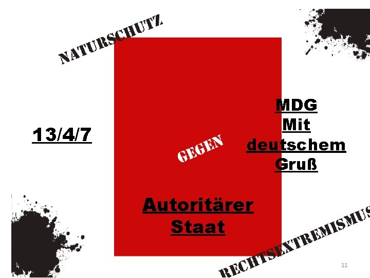 13/4/7 MDG Mit deutschem Gruß Autoritärer Staat 11 