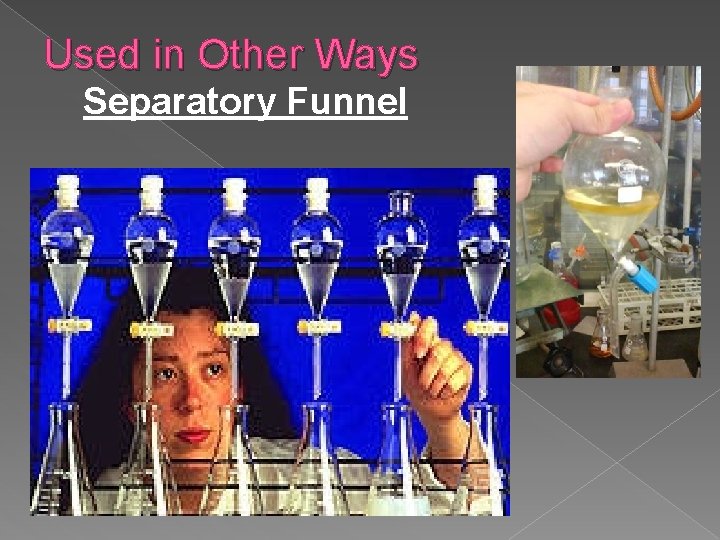 Used in Other Ways Separatory Funnel 