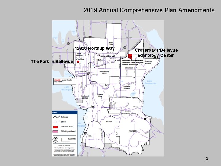 2019 Annual Comprehensive Plan Amendments 12620 Northup Way Crossroads/Bellevue Technology Center The Park in