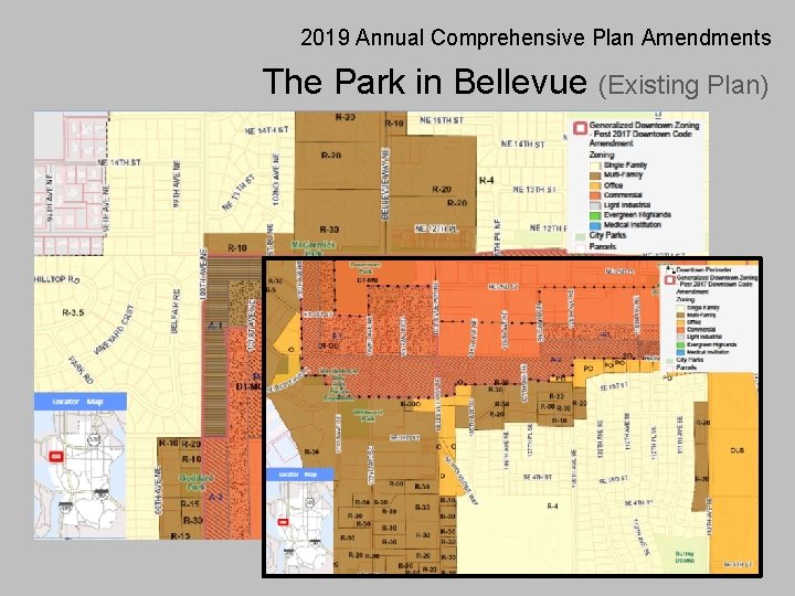 2019 Annual Comprehensive Plan Amendments The Park in Bellevue (Existing Plan) 