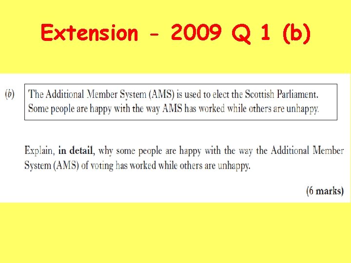 Extension - 2009 Q 1 (b) 