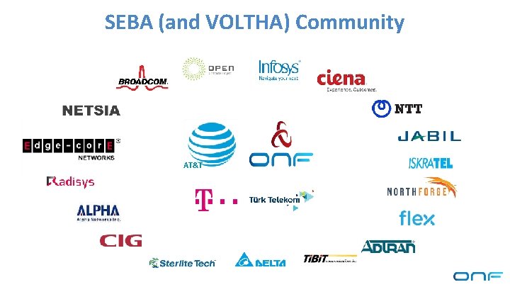 SEBA (and VOLTHA) Community AT&T 