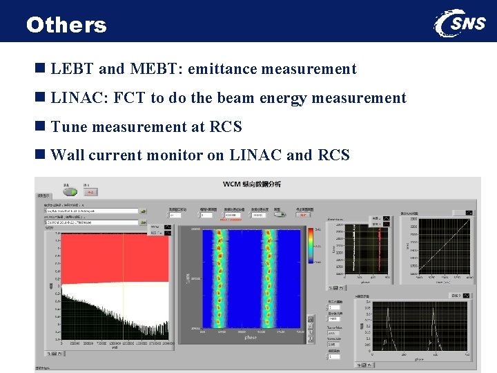 Others n LEBT and MEBT: emittance measurement n LINAC: FCT to do the beam
