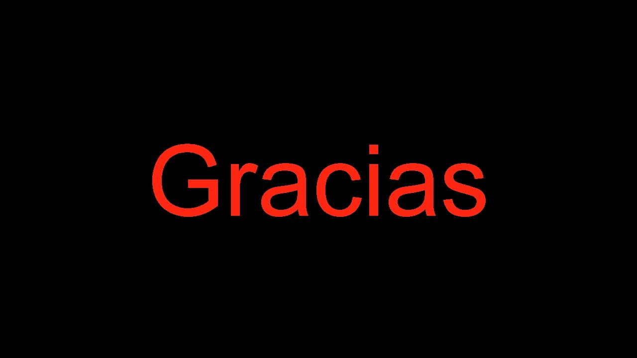 Gracias 