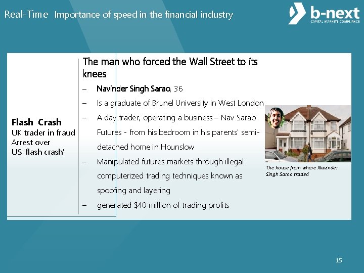 Real-Time Importance of speed in the financial industry The man who forced the Wall