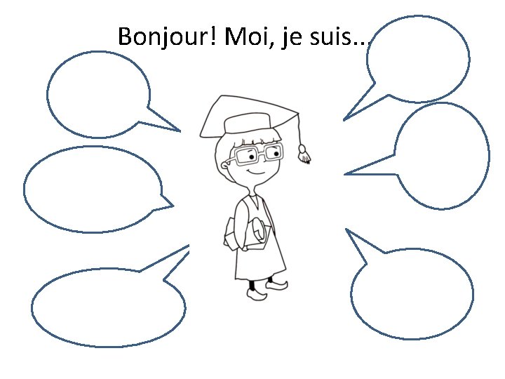 Bonjour! Moi, je suis. . . 