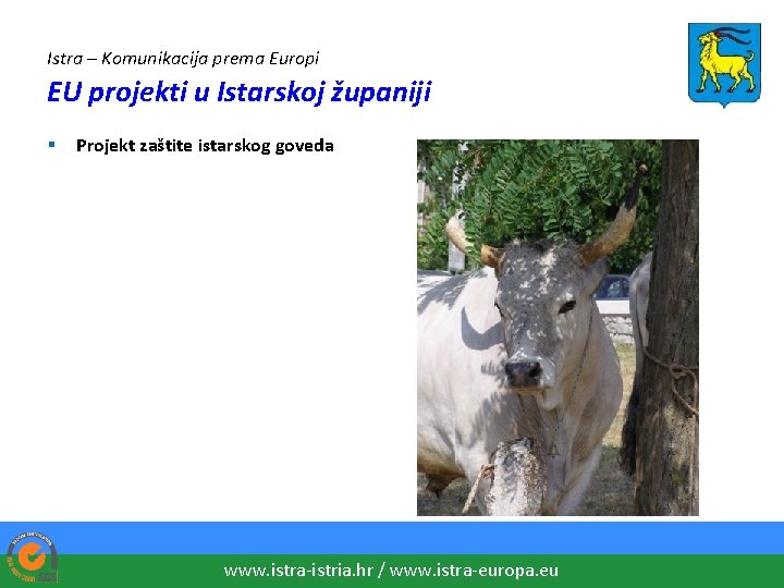 Istra – Komunikacija prema Europi EU projekti u Istarskoj županiji § Projekt zaštite istarskog
