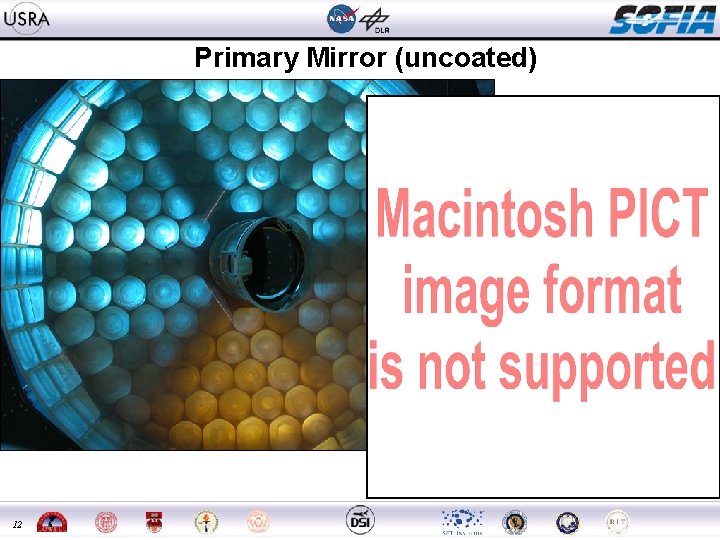 Primary Mirror (uncoated) 12 