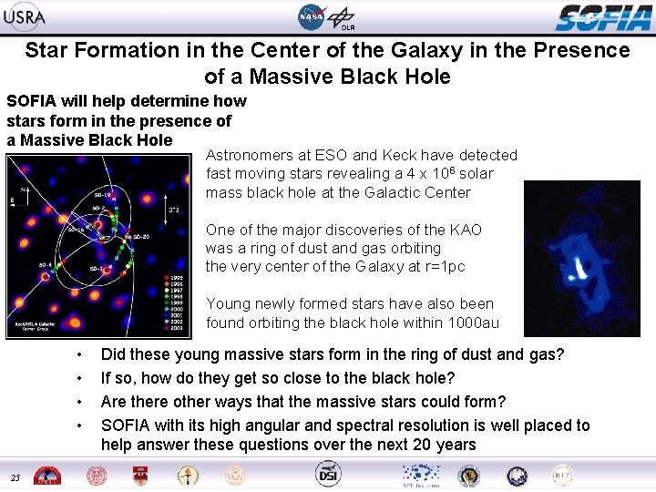 Star Formation in the Center of the Galaxy in the Presence of a Massive