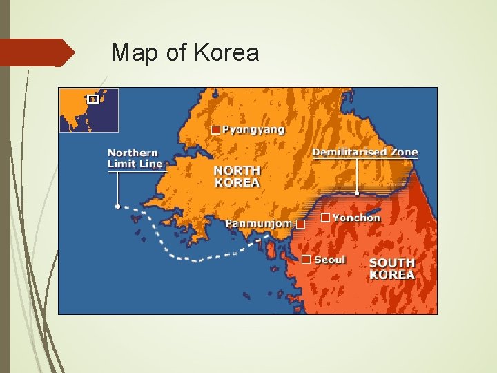 Map of Korea 