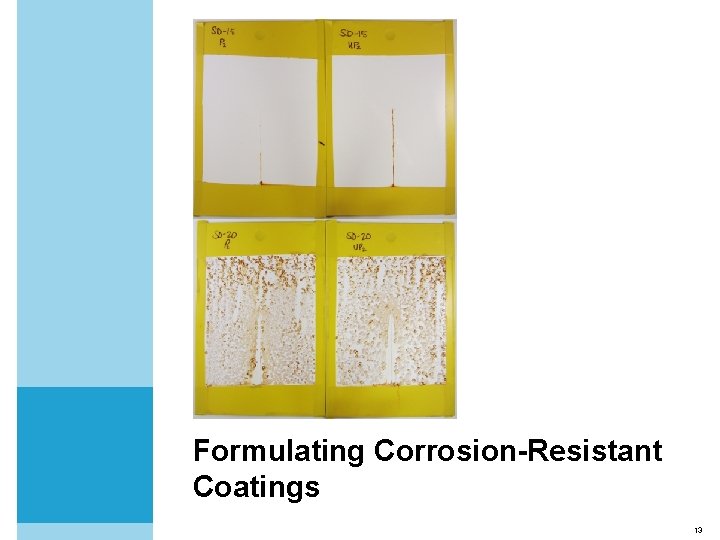 Formulating Corrosion-Resistant Coatings 13 