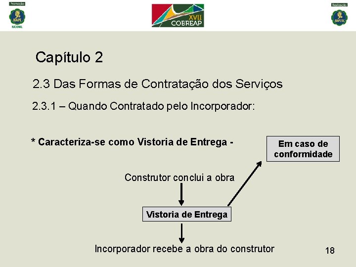 Capítulo 2 2. 3 Das Formas de Contratação dos Serviços 2. 3. 1 –
