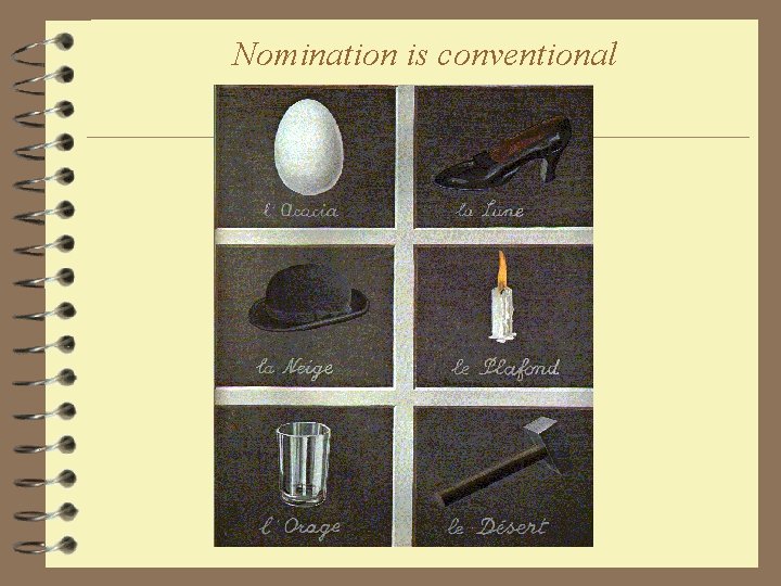 Nomination is conventional 