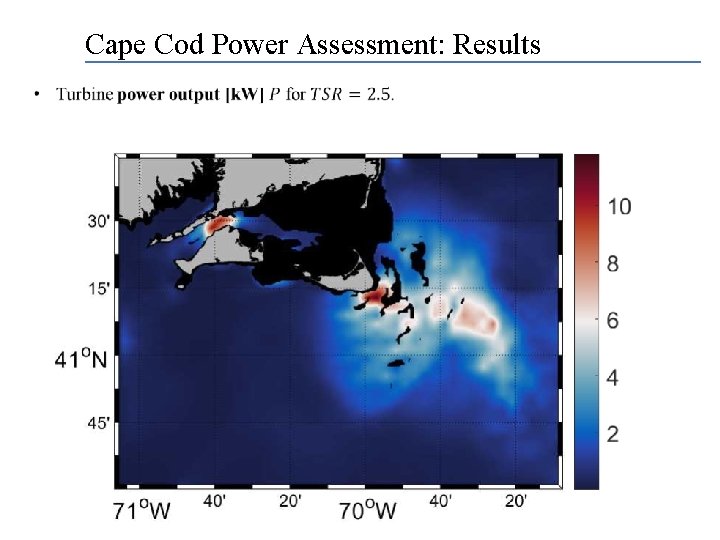 Cape Cod Power Assessment: Results 