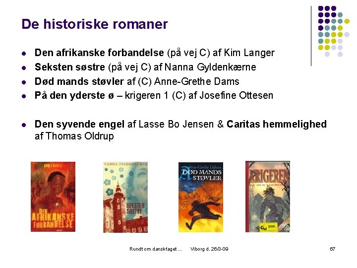 De historiske romaner l l l Den afrikanske forbandelse (på vej C) af Kim