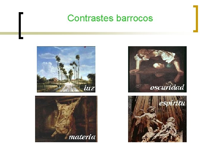 Contrastes barrocos 