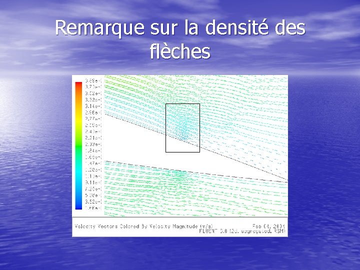 Remarque sur la densité des flèches 