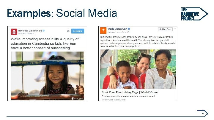 Examples: Social Media 6 