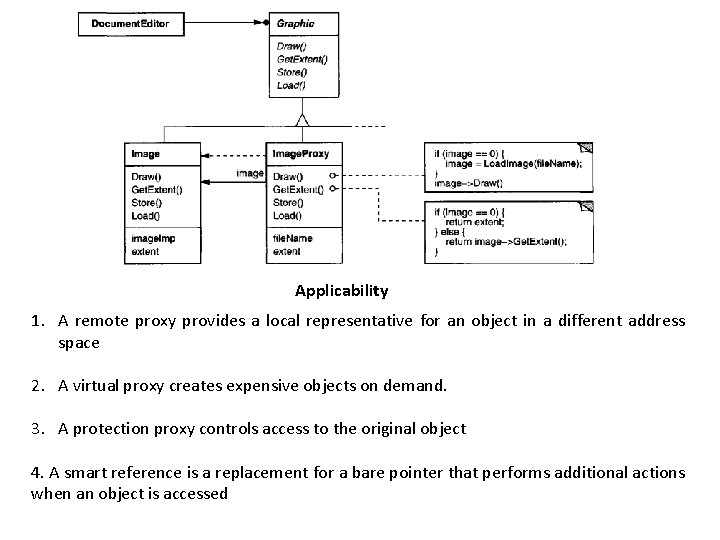 Applicability 1. A remote proxy provides a local representative for an object in a