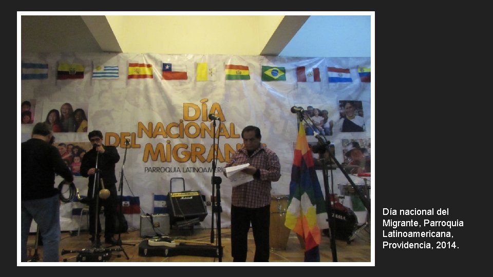 Día nacional del Migrante, Parroquia Latinoamericana, Providencia, 2014. 