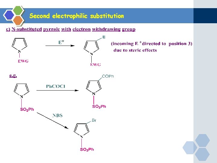 Second electrophilic substitution 
