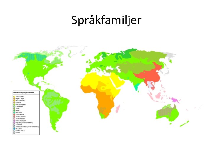 Språkfamiljer 