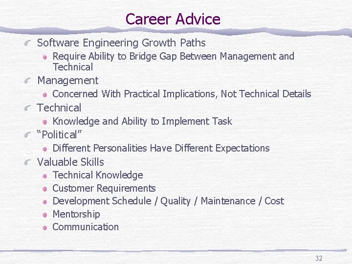 Career Advice Software Engineering Growth Paths Require Ability to Bridge Gap Between Management and
