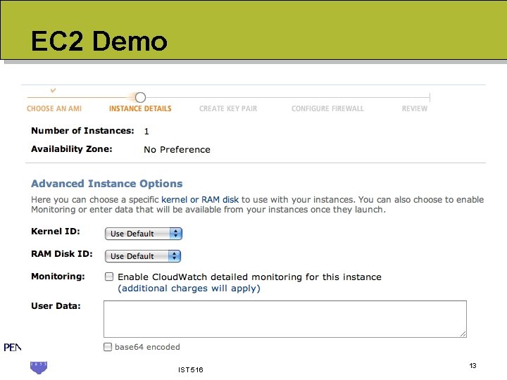 EC 2 Demo IST 516 13 