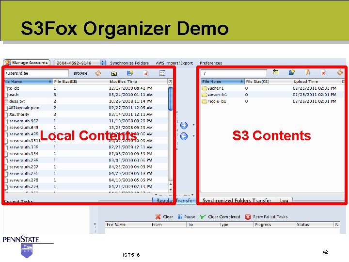 S 3 Fox Organizer Demo Local Contents IST 516 S 3 Contents 42 