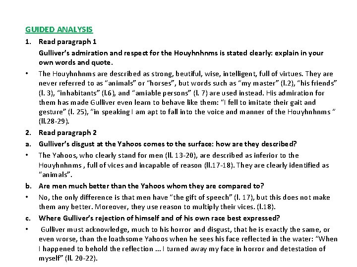 Beloved Horses Hateful Men Jonathan Swift Gullivers Travels