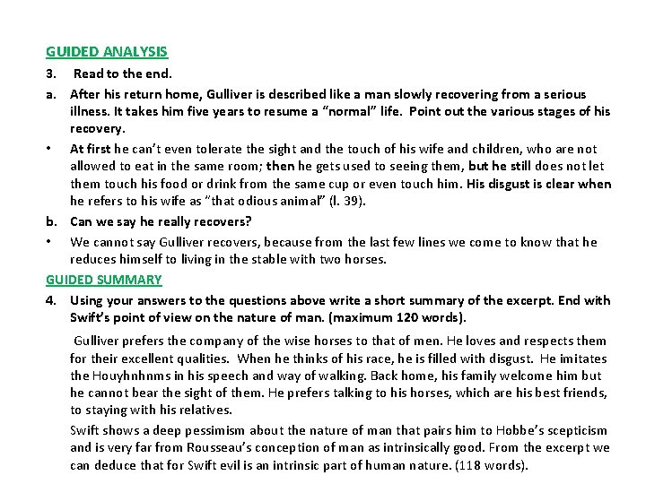 Beloved Horses Hateful Men Jonathan Swift Gullivers Travels