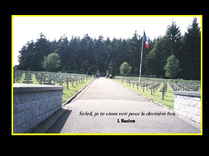 Soleil, je te viens voir pour la dernière fois… J. Racine Soleil, je te
